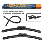 Aero Avenger 26"+22" Wiper Blades Oem Replacement For Volkswagen Atlas 2022-2017. Fixed Price $21.99.