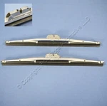 Pair Vintage Anco 525 11" Clear-flex Hot Rat Rod Windshield Wiper Blades Silver. Fixed Price $56.04.