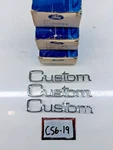 (1) Nos 1971 1972 Ford Galaxie Ltd Body Side Emblem D1AZ-5442528 C56-19. Fixed Price $84.95.
