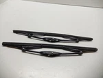 Vintage Nos Msa Made Brazil 11" Black Finish Wiper Blade Set Pair. Fixed Price $9.99.
