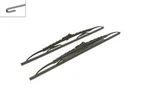 Honda Lancia Bosch Twin Windshield Wiper Blades Pair 550/500MM 22" 20" 551S 90-. Fixed Price $21.88.