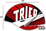(TRICO-2) 15" Windshield Wiper Garage Mancave Gas Oil Sticker Decal. Fixed Price $16.49.