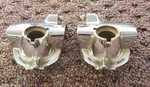 1956 Cadillac Windshield Wiper Escutcheons Pair 88165-2 Lh & 88164-2 Rh. Fixed Price $155.00.