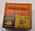 1940S Rain-master Windshield Wiper Arm Adapter D1-N3 Anco Nos Vintage. Fixed Price $10.00.