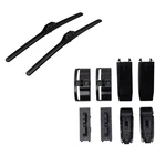 Silicone Coated Windshield Wipers 15 Inch Pair Rain Repellent Design. Fixed Price $54.02.