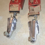 1941 42 46 47 48 Chevy Pontiac Olds Nos Trico Wiper Linkage Chrome Heads L&r Oem. Fixed Price $350.00.
