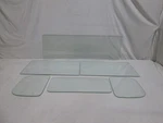 Glass Set 1935 Ford Window Coupe Windshield, Doors, Quarters & Back. Fixed Price $399.00.
