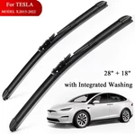 Front Windshield Wiper Blade For Tesla Model X 28"+18" With Integrated Washing. Fixed Price $42.00.