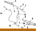 Gm Oem 96-05 Blazer Windshield Wiper Washer Components-cover 19178233. Fixed Price $99.68.