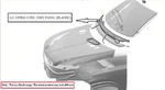 Windshield Wiper Cowl Grille Vent Panel Oem 2013 Chevrolet Corvette 25778761. Fixed Price $90.00.