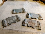 Lucas 72761 D.. Wiper Wheelbox Back Plates 4 Original. Fixed Price $13.40.