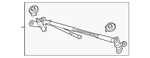 Genuine Honda Wiper Linkage 76530-TG7-A01. Fixed Price $106.09.