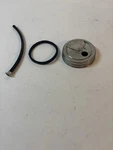 New 1940S - 1950S Glass Windshield Washer Jar Small Mouth Lid Trico Type. Fixed Price $14.95.