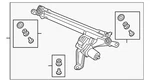 Genuine Audi Motor & Linkage 83B-955-023-D. Fixed Price $413.87.