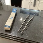 Nos 1959 Ford Wiper Blades Set B9AB-17528-A Fomoco Box 13 Long. Fixed Price $150.00.