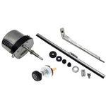 Stainless 12 Volt Electric Windshield Wiper Motor & Single Switch. Fixed Price $95.99.