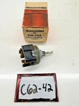 Oem 1965 1966 Ford Mustang Windshield Wiper Switch C5ZZ-17A553-D C62-42. Fixed Price $38.95.