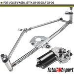 Windshield Wiper Linkage Assembly W/ Motor For Volkswagen Jetta 02-05 Golf Front. Fixed Price $63.99.