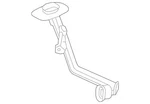 Genuine Mercedes-benz Filler Neck 206-869-03-00. Fixed Price $36.68.