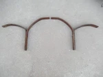 Matched Set Of 1941-1948 Studebaker M16 Truck Front Bumper Brackets. Fixed Price $150.00.